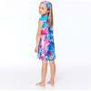 Printed Swimwear Headband, Blue Tropical - Bows - 2