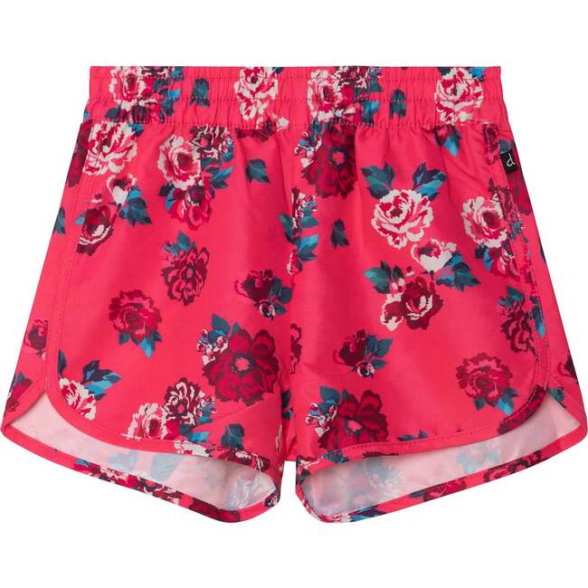Printed Boardshort, Pink Roses