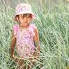 Printed Beach Hat, Pink Dragonflies - Hats - 2