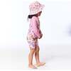 Printed Beach Hat, Pink Dragonflies - Hats - 3