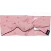 Printed Knotted Headband, Light Pink Butterflies - Bows - 1 - thumbnail