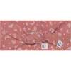 Printed Knotted Headband, Cinnamon Pink Little Flowers - Bows - 1 - thumbnail
