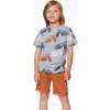Printed Jersey T-Shirt, Light Heather Grey Bikes - Tees - 3