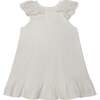 Organic Cotton Tunic With Eyelet Sleeves, White - Shirts - 3