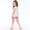 Printed Capri, Cinnamon Pink Little Flowers - Leggings - 3