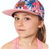 Printed Cap, Pink And Blue Butterflies - Hats - 2