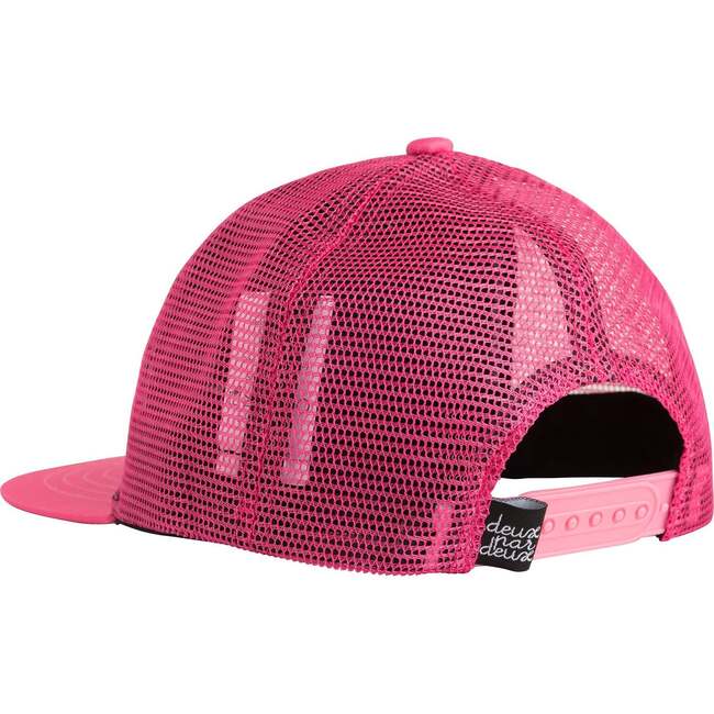 Printed Cap, Pink And Black Butterflies - Hats - 4