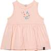 Organic Cotton Printed Top And Short Set, Pink Little Flowers - Mixed Apparel Set - 2