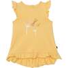 Organic Cotton Printed Top And Leggings Set, Yellow And White Dandelion - Mixed Apparel Set - 4