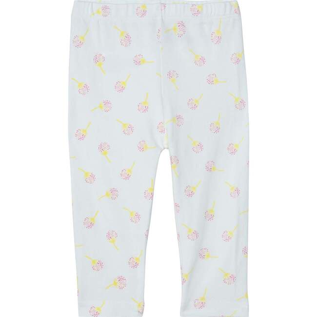 Organic Cotton Printed Top And Leggings Set, Yellow And White Dandelion - Mixed Apparel Set - 5