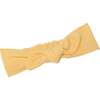 Organic Cotton Headband, Yellow - Bows - 1 - thumbnail