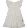 Eyelet Dress, White - Dresses - 1 - thumbnail