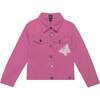 Denim Jacket, Pinky Mauve - Denim Jackets - 1 - thumbnail