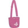 Denim Shoulder Bag, Pinky Mauve - Bags - 1 - thumbnail