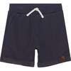 Cuffed French Terry Shorts, Dark Grey - Shorts - 1 - thumbnail