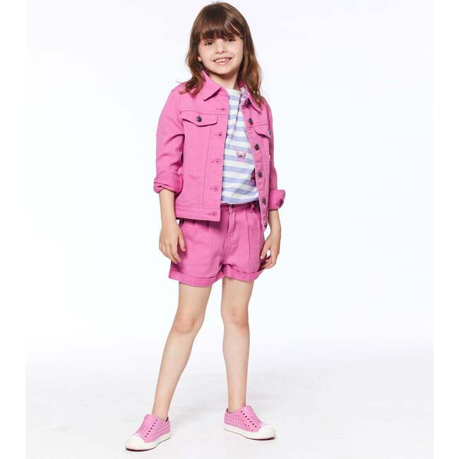 Denim Jacket, Pinky Mauve - Denim Jackets - 3