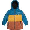 Colorblocked 3-in-1 Spring Rain Set, Blue, Yellow And Brown - Raincoats - 4 - thumbnail