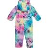 Baby Printed One-Piece And Hat Set, Multicolor Flowers - Raincoats - 6
