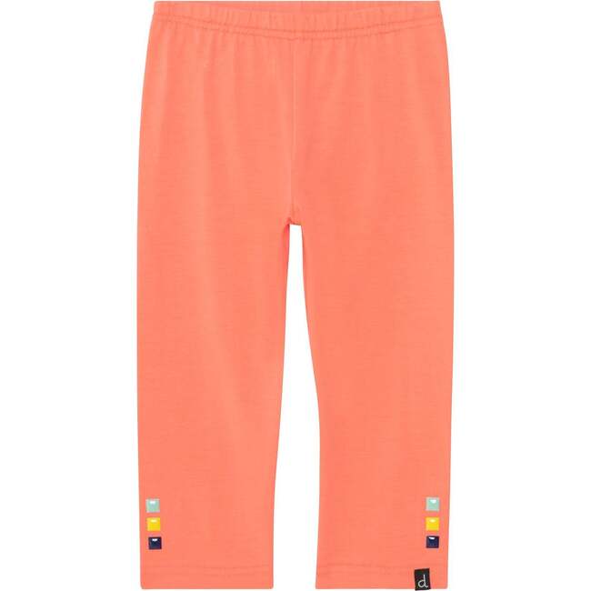 Organic Cotton Capri Legging, Coral