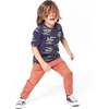 Jersey T-Shirt, Dark Grey Crocodiles - T-Shirts - 3