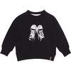 French Terry Sweatshirt, Black - Sweatshirts - 1 - thumbnail