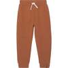French Terry Sweatpants, Caramel - Sweatpants - 1 - thumbnail