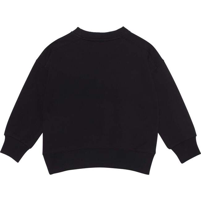 French Terry Sweatshirt, Black - Sweatshirts - 4