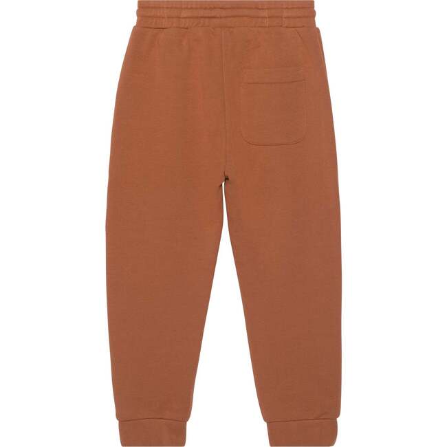 French Terry Sweatpants, Caramel - Sweatpants - 3