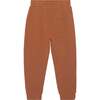 French Terry Sweatpants, Caramel - Sweatpants - 3