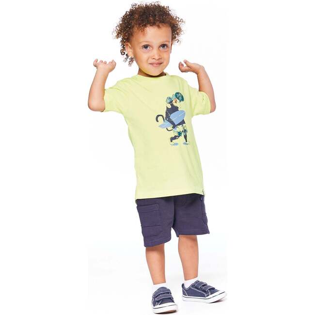 Jersey T-Shirt, Lime Punch - T-Shirts - 2