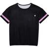 Athletic Crew Neck Tee, Black - T-Shirts - 1 - thumbnail