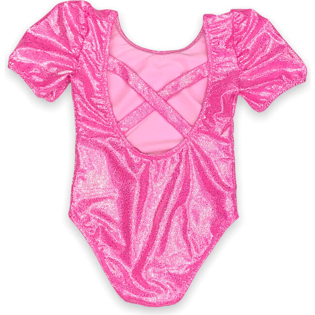 Elizabeth Glitter One Piece, Neon Pink - One Pieces - 2