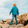 Quilted Zip-Up Jacket, Blue - Jackets - 3