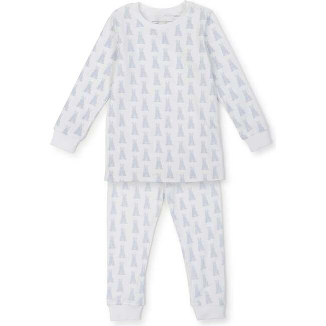 Grayson Pajama Pant Set - Bunny Tails Blue