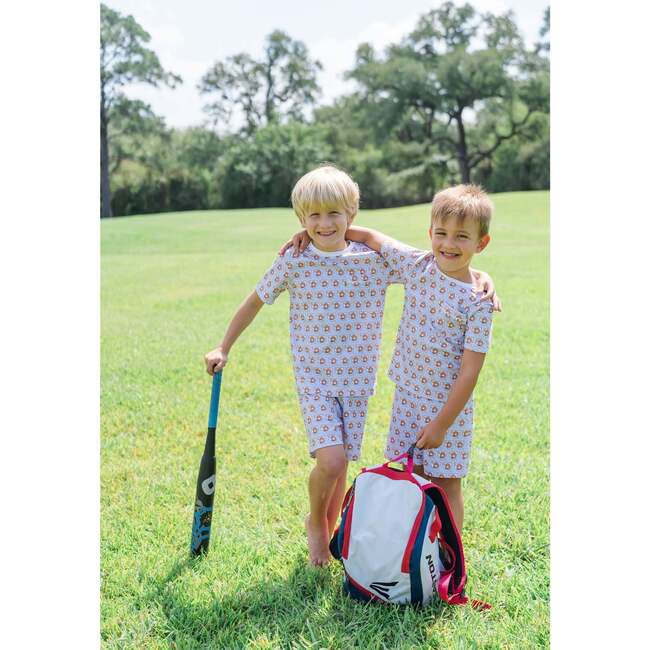 Charles Boys' Short Set - Batter Up Baseball - Mixed Apparel Set - 2