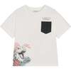 Explore Pocket T-Shirt, White - T-Shirts - 1 - thumbnail