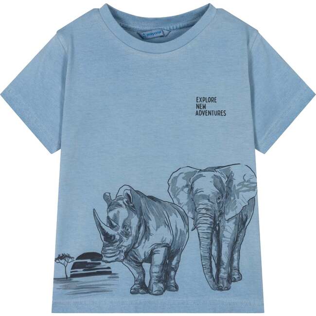 Animal Graphic T-Shirt, Blue