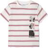 Striped Wild Adventure Graphic T-Shirt, Red - T-Shirts - 1 - thumbnail