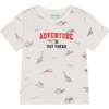 Adventure Graphic T-Shirt, Off White - T-Shirts - 1 - thumbnail