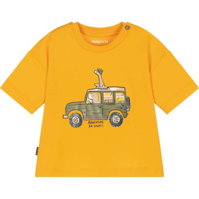 Jeep Graphic T-Shirt, Yellow - T-Shirts - 1