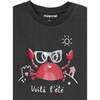 Crab Graphic T-Shirt, Black - T-Shirts - 3