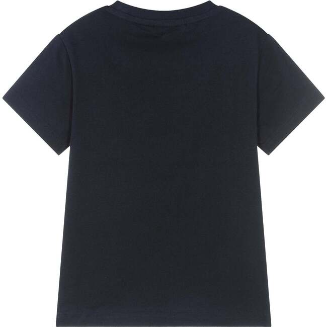 Wild Tiger Graphic T-Shirt, Navy - T-Shirts - 2