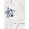 Tiger Graphic Sweatshirt, White - Sweatshirts - 2