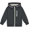 Hooded Windbreaker, Grey - Jackets - 1 - thumbnail