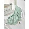 Mist Ruffled Shawl, Green - Blankets - 2