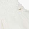 Guipure Poplin Dress, White - Dresses - 2 - thumbnail