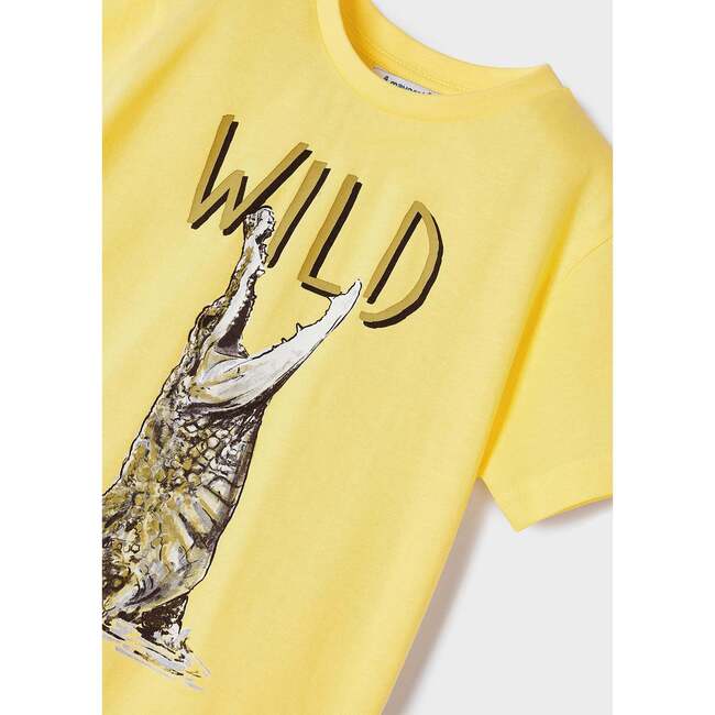 Wild Croc Graphic Outfit, Yellow - Mixed Apparel Set - 3