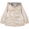 Floral Reversible Windbreaker, Beige - Jackets - 1 - thumbnail