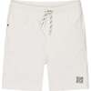 Drawstring Bermuda Shorts, Off White - Shorts - 1 - thumbnail