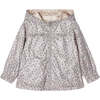 Floral Reversible Windbreaker, Beige - Jackets - 3